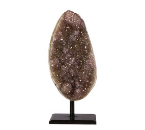 Amethist cluster op standaard 15 x 8 x 6 cm | 1259 gram Amethist cluster op standaard 15 x 8 x 6 cm | 1259 gram
