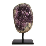 Amethist cluster op standaard 13,1 x 9,4 x 9,7 cm | 2192 gram Amethist cluster op standaard 13,1 x 9,4 x 9,7 cm | 2192 gram