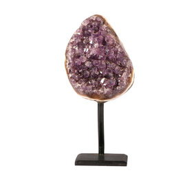 Amethist geode op standaard 10,5 x 8 x 4.5 cm | 817 gram Amethist geode op standaard 10,5 x 8 x 4.5 cm | 817 gram