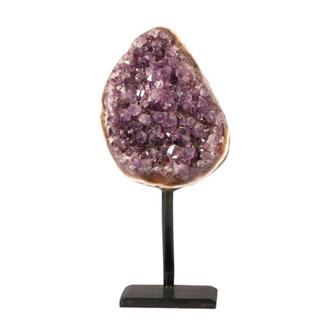 Amethist geode op standaard 10,5 x 8 x 4.5 cm | 817 gram Amethist geode op standaard 10,5 x 8 x 4.5 cm | 817 gram