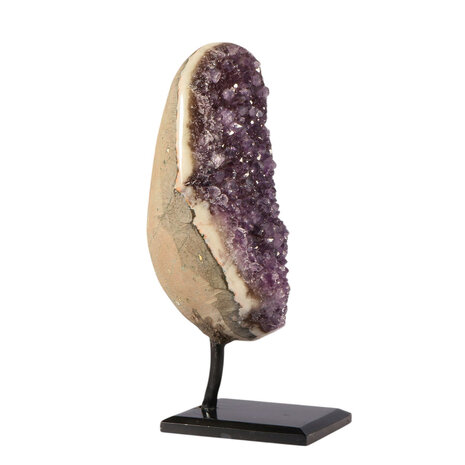 Amethist cluster op standaard 14,5 x 6 x 6,5 cm | 1217 gram Amethist cluster op standaard 14,5 x 6 x 6,5 cm | 1217 gram