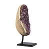 Amethist cluster op standaard 14,5 x 6 x 6,5 cm | 1217 gram Amethist cluster op standaard 14,5 x 6 x 6,5 cm | 1217 gram