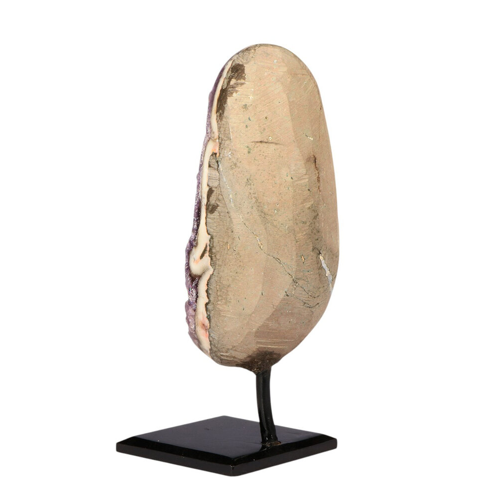 Amethist cluster op standaard 14,5 x 6 x 6,5 cm | 1217 gram Amethist cluster op standaard 14,5 x 6 x 6,5 cm | 1217 gram