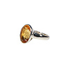 Zilveren ring citrien maat 17 | ovaal facet 1,3 x 0,9 cm Zilveren ring citrien maat 17 | ovaal facet 1,3 x 0,9 cm