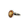 Zilveren ring citrien maat 17 | ovaal facet 1,2 x 0,9 cm Zilveren ring citrien maat 17 | ovaal facet 1,2 x 0,9 cm