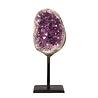 Amethist cluster op standaard 11,5 x 8 x 4,5 cm | 972 gram Amethist cluster op standaard 11,5 x 8 x 4,5 cm | 972 gram