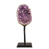 Amethist cluster op standaard 10,5 x 7 x 7 cm | 1005 gram Amethist cluster op standaard 10,5 x 7 x 7 cm | 1005 gram