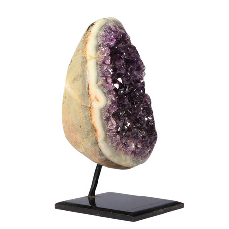 Amethist cluster op standaard 16 x 11,5 x 7,5 cm | 2450 gram Amethist cluster op standaard 16 x 11,5 x 7,5 cm | 2450 gram