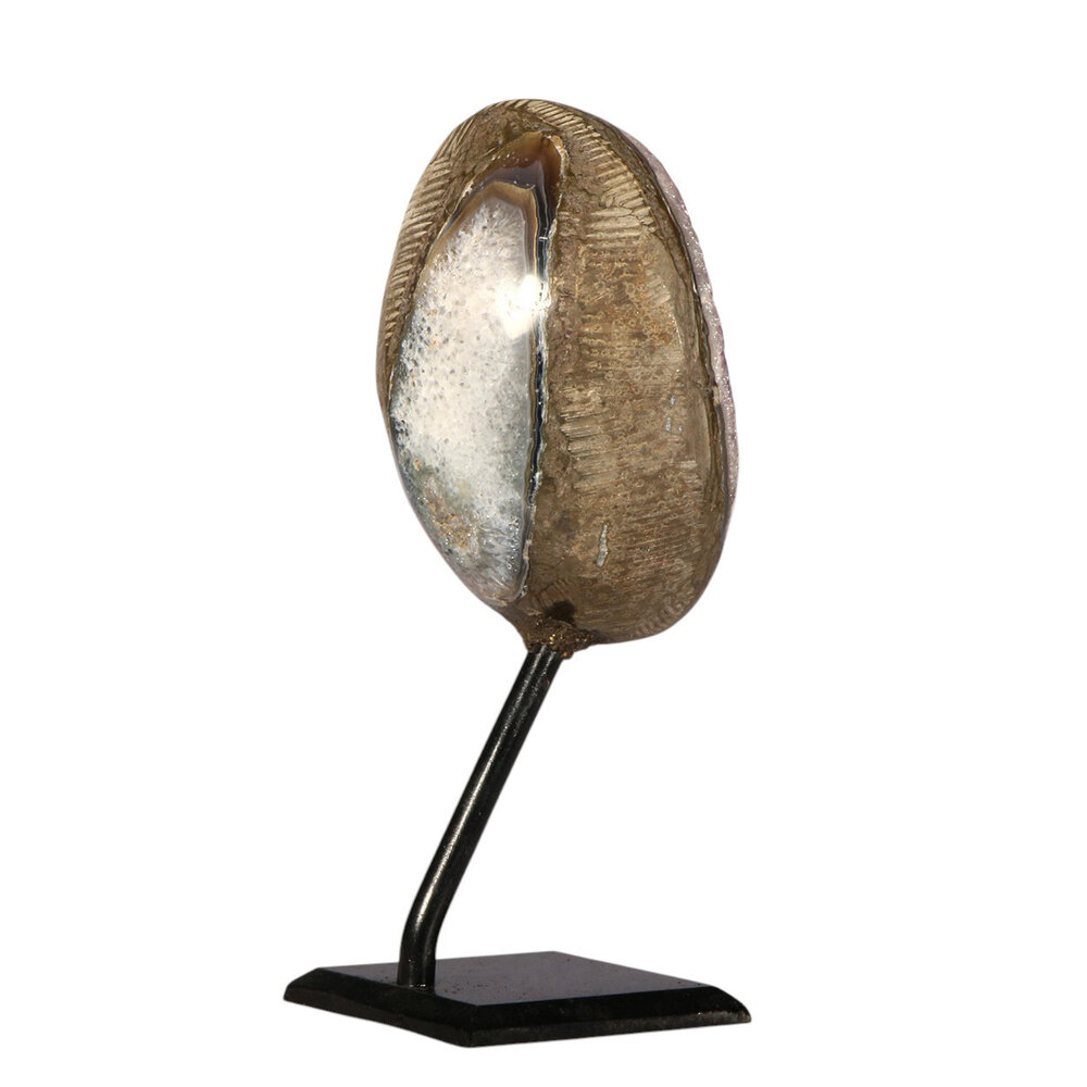 Amethist cluster op standaard 12 x 9 x 6,3 cm | 1187 gram Amethist cluster op standaard 12 x 9 x 6,3 cm | 1187 gram