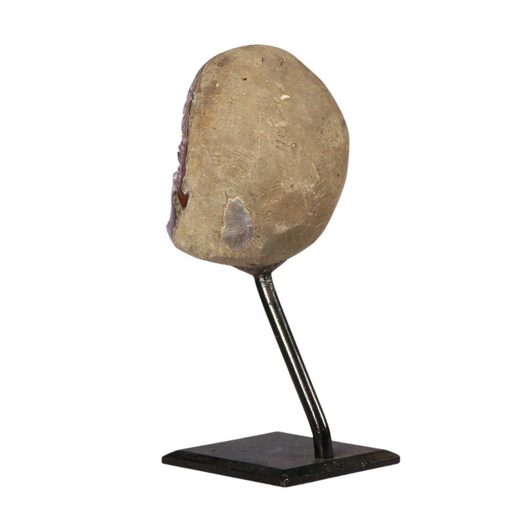 Amethist cluster op standaard 10,5 x 8,5 x 7 cm | 1009 gram Amethist cluster op standaard 10,5 x 8,5 x 7 cm | 1009 gram