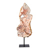Amethist (roze)  op standaard 27,3 x 11,8 x 2,2 cm | 1153 gram