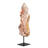 Amethist (roze)  op standaard 27,3 x 11,8 x 2,2 cm | 1153 gram