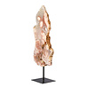 Amethist (roze)  op standaard 27,3 x 11,8 x 2,2 cm | 1153 gram