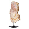 Amethist (roze) schijf op standaard 28,2 x 19 x 2 cm | 2020 gram