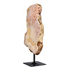 Amethist (roze) schijf op standaard 28,2 x 19 x 2 cm | 2020 gram