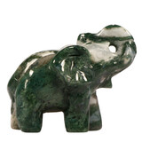 Mosagaat olifant 7,5 - 8 cm Mosagaat olifant 7,5 - 8 cm