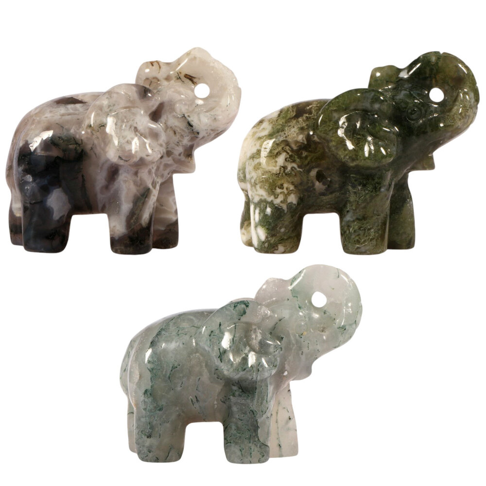 Mosagaat olifant 7,5 - 8 cm