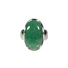 Zilveren ring aventurijn maat 17 | ovaal 2,1 x 1,3 cm