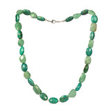 Amazoniet en groene aventurijn kralen ketting Amazoniet en groene aventurijn kralen ketting