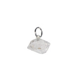 Herkimer diamant hanger met zilveren oogje Herkimer diamant hanger met zilveren oogje