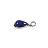 Zilveren hanger tanzaniet | druppel 1,7 x 1,3 cm Zilveren hanger tanzaniet | druppel 1,7 x 1,3 cm