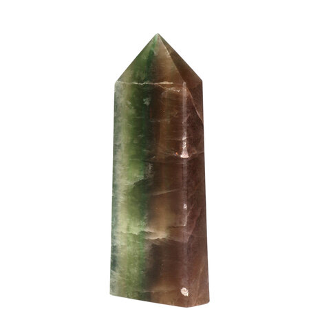 Fluoriet (multi) obelisk 12,5 - 13,5 cm Fluoriet (multi) obelisk 12,5 - 13,5 cm