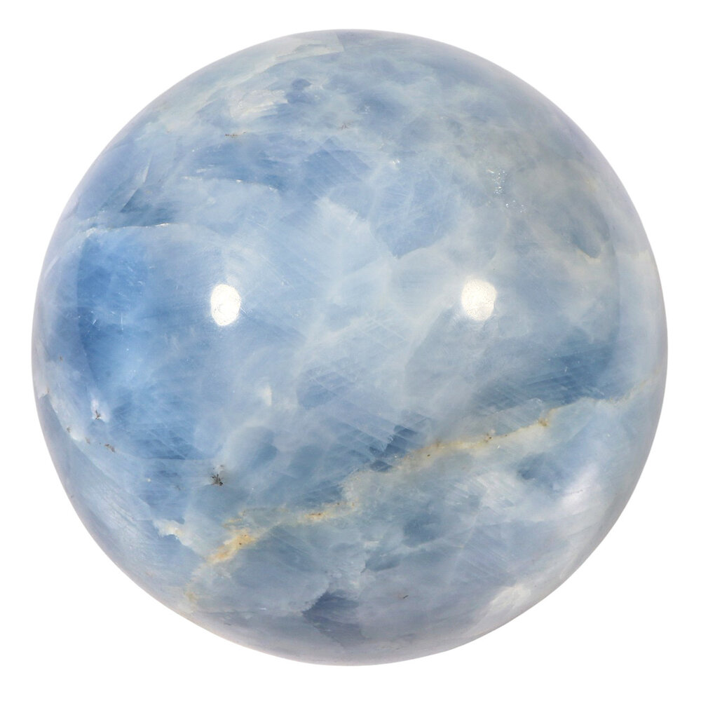 Calciet (blauw) bol 104 mm | 1717 gram Calciet (blauw) bol 104 mm | 1717 gram