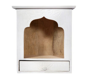 Altaar met lade mangohout 30 x 28 x 14 cm Altaar met lade mangohout 30 x 28 x 14 cm