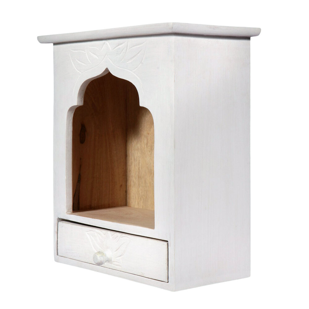Altaar met lade mangohout 30 x 28 x 14 cm Altaar met lade mangohout 30 x 28 x 14 cm