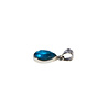Zilveren hanger apatiet A-kwaliteit facet | druppel 0,6 x 0,2 cm Zilveren hanger apatiet A-kwaliteit facet | druppel 0,6 x 0,2 cm