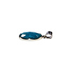 Zilveren hanger apatiet A-kwaliteit facet | ovaal 1,8 x 0,7 cm Zilveren hanger apatiet A-kwaliteit facet | ovaal 1,8 x 0,7 cm