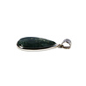 Zilveren hanger mosagaat | druppel 2,6 x 1,3 cm Zilveren hanger mosagaat | druppel 2,6 x 1,3 cm