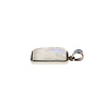 Zilveren hanger maansteen (regenboog) | rechthoek 2 x 0,9 cm Zilveren hanger maansteen (regenboog) | rechthoek 2 x 0,9 cm