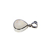 Zilveren hanger maansteen (regenboog) | druppel (facet) 1,4 x 1,8 cm Zilveren hanger maansteen (regenboog) | druppel (facet) 1,4 x 1,8 cm