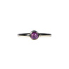 Zilveren ring amethist maat 18 1/2 | rond 5 mm Zilveren ring amethist maat 18 1/2 | rond 5 mm