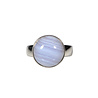 Zilveren ring chalcedoon maat 19 | rond 1,4 cm Zilveren ring chalcedoon maat 19 | rond 1,4 cm