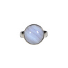 Zilveren ring chalcedoon maat 17 | rond 1,3 cm Zilveren ring chalcedoon maat 17 | rond 1,3 cm