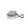 Zilveren hanger Herkimer diamant facet | druppel 2,3 x 1,7 cm Zilveren hanger Herkimer diamant facet | druppel 2,3 x 1,7 cm