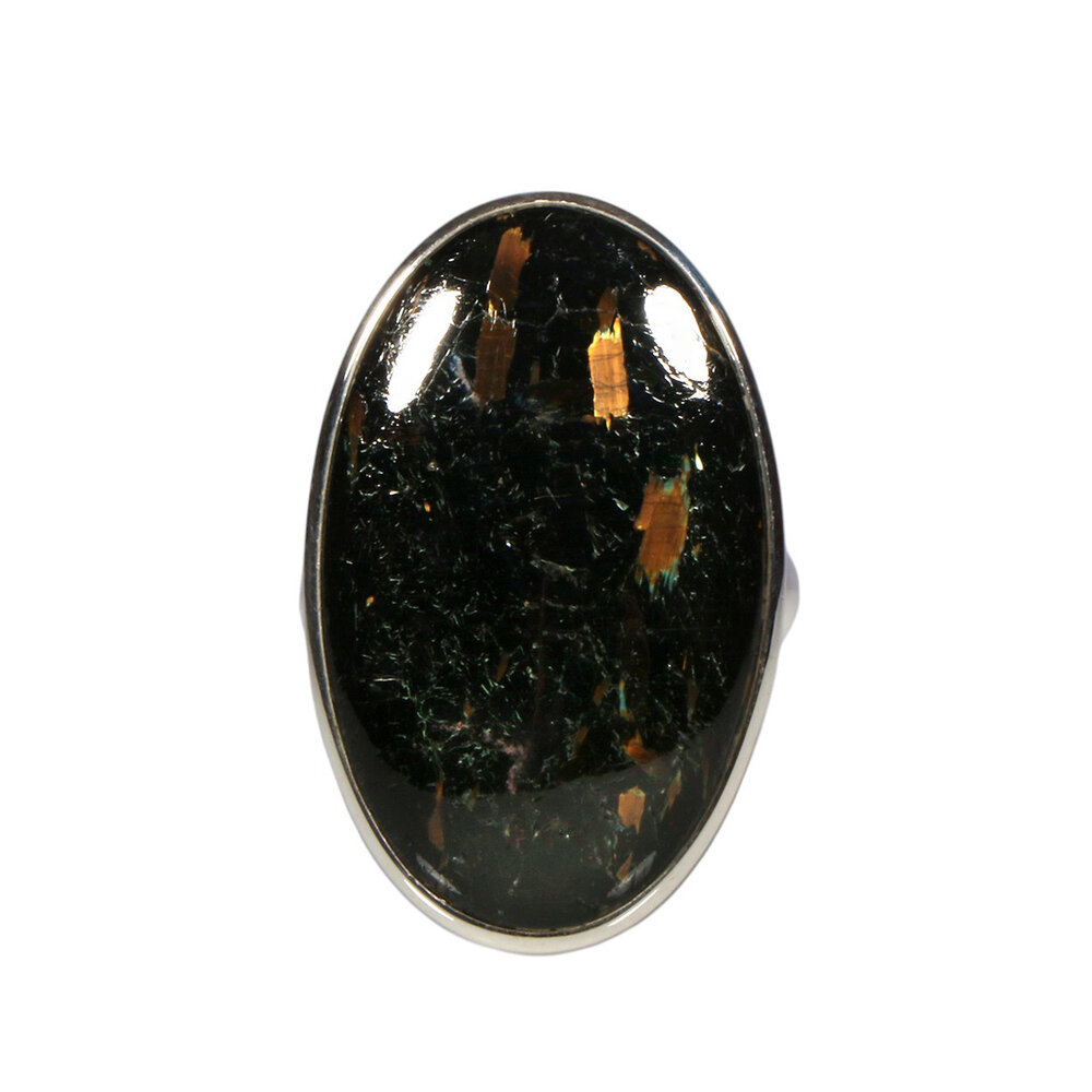 Zilveren ring nuummiet maat 17 1/2 | ovaal 2,3 x 1,6 cm Zilveren ring nuummiet maat 17 1/2 | ovaal 2,3 x 1,6 cm