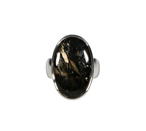 Zilveren ring nuummiet maat 17 1/2 | ovaal 2,3 x 1,4 cm Zilveren ring nuummiet maat 17 1/2 | ovaal 2,3 x 1,4 cm