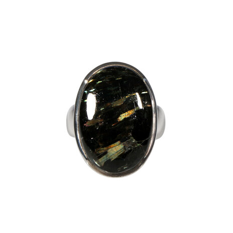 Zilveren ring nuummiet maat 16 1/2 | ovaal 2,2 x 1,5 cm Zilveren ring nuummiet maat 16 1/2 | ovaal 2,2 x 1,5 cm