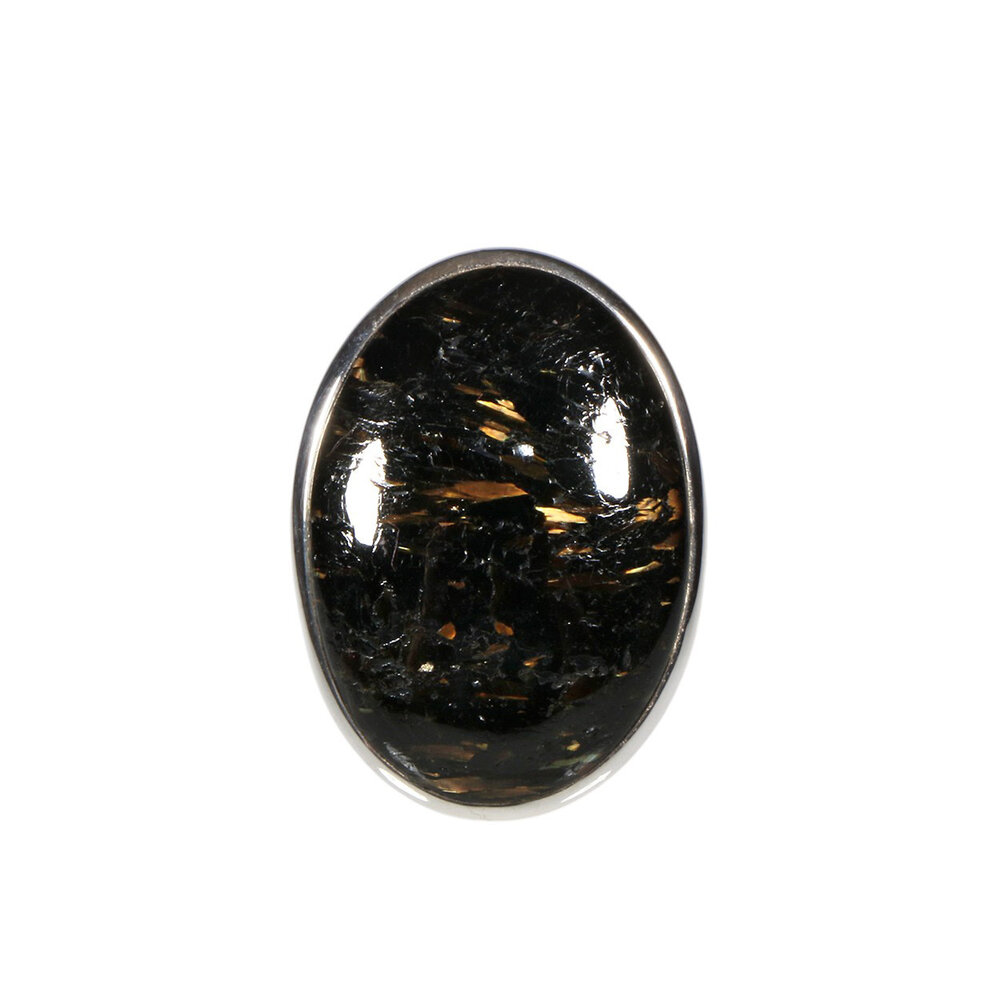 Zilveren ring nuummiet maat 19 | ovaal 2,6 x 1,9 cm Zilveren ring nuummiet maat 19 | ovaal 2,6 x 1,9 cm