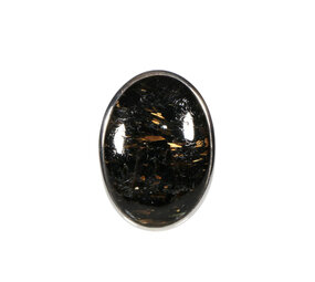 Zilveren ring nuummiet maat 19 | ovaal 2,6 x 1,9 cm Zilveren ring nuummiet maat 19 | ovaal 2,6 x 1,9 cm
