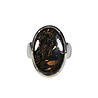 Zilveren ring nuummiet maat 19 | ovaal 2,3 x 1,5 cm Zilveren ring nuummiet maat 19 | ovaal 2,3 x 1,5 cm