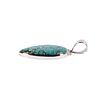 Zilveren hanger turkoois | druppel 2,7 x 2,1 cm Zilveren hanger turkoois | druppel 2,7 x 2,1 cm