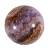 Amethist met kantagaat bol 65 - 70 mm Amethist met kantagaat bol 65 - 70 mm