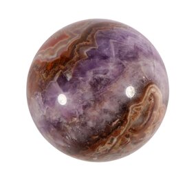 Amethist met kantagaat bol 65 - 70 mm Amethist met kantagaat bol 65 - 70 mm