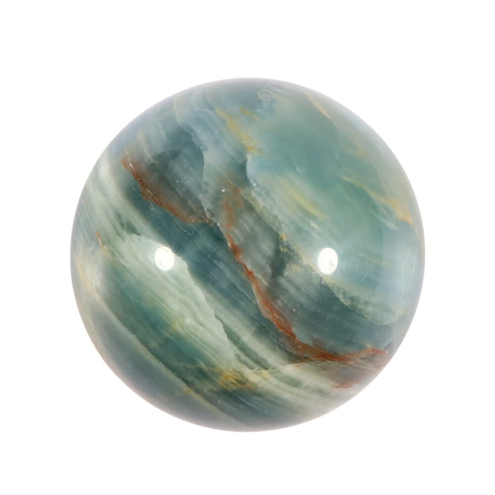 Aragoniet (blauw) bol 54 - 60 mm Aragoniet (blauw) bol 54 - 60 mm