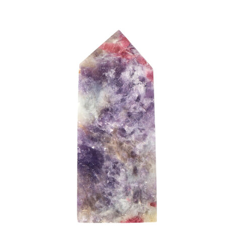 Lepidoliet met roze toermalijn (unicorn stone) obelisk 7 - 9 cm Lepidoliet met roze toermalijn (unicorn stone) obelisk 7 - 9 cm