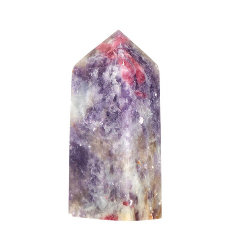 Lepidoliet met roze toermalijn (unicorn stone) obelisk 7 - 9 cm Lepidoliet met roze toermalijn (unicorn stone) obelisk 7 - 9 cm